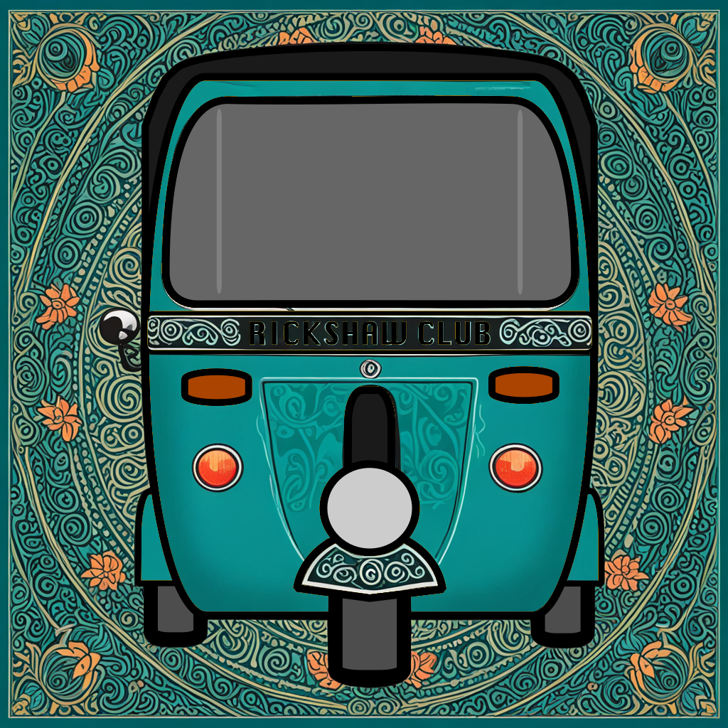 Neon Cyber Rickshaw