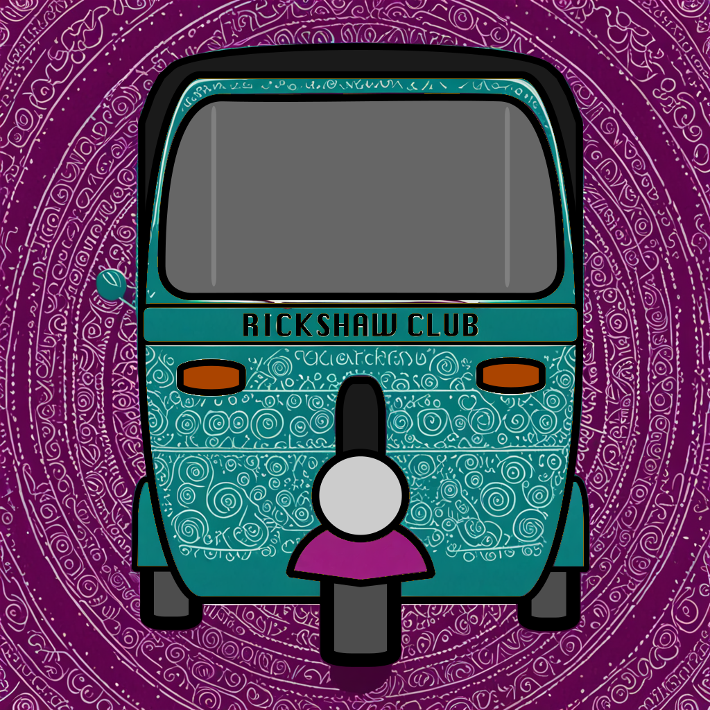 Midnight Chrome Rickshaw